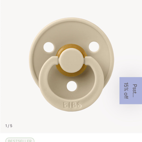 BIBS Colour Vanilla Pacifier – Bibsworld store US