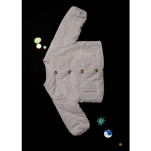 Corduroy quilted coat - Kids | MANGO USA