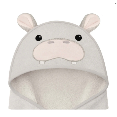 Cuddle Baby Hooded Towel - Hippo