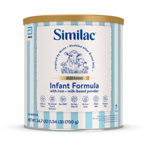 Similac Irish Farms Powder Baby Formula, Easy to Digest, 24.7-oz Can