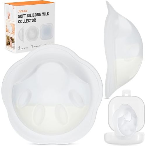 2pcs Milk Collectors for Breastfeeding Silicone Breastmilk Catcher