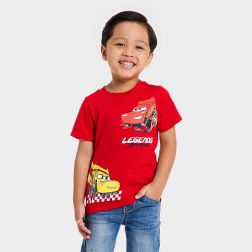 Baby Boys' Disney Cars Lightning McQueen Legend T-Shirt - Red 12M