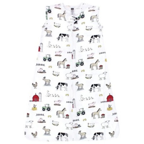 Hudson Baby Cotton Sleeveless Wearable Sleeping Bag, Sack, Blanket, Farm, 18-24 Months