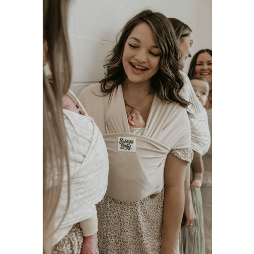 The Kayla Beluga Baby Wrap | Checkers Bamboo Baby Carrier - Beluga Baby Carriers