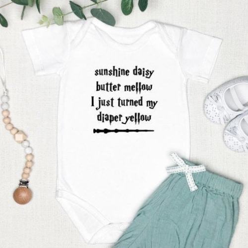 Wizarding Spell baby onesie; Cute wizard or witch clothes; Funny Wizard Onesie; Magical Spell Bodysuit
