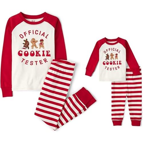 The Children's Place Baby And Kids, Sibling Matching, Christmas Pajama Sets, Cotton