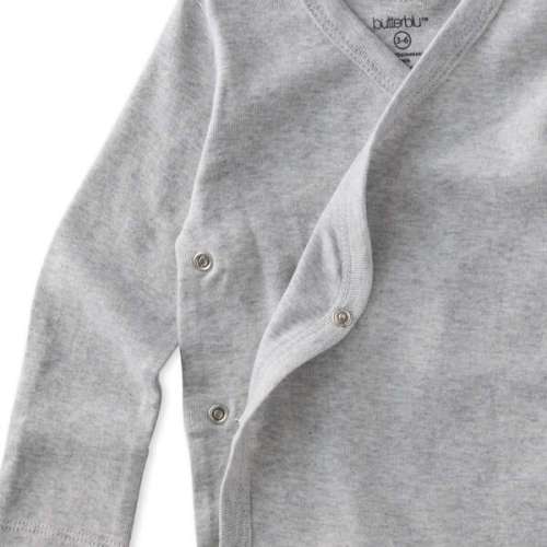 STERLING 3-Pack Side Snap Bodysuit, Gray Twinkle - butterblu | Maisonette