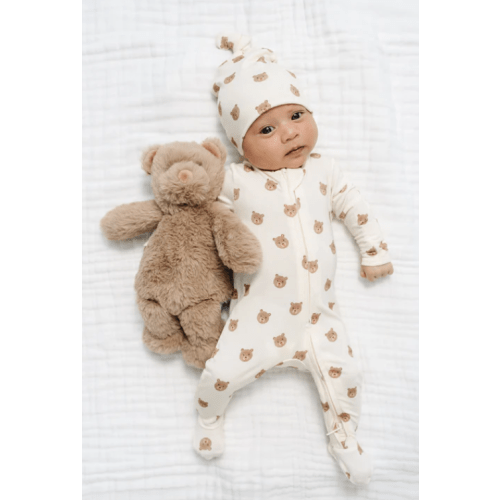 Teddy Zipper Footies