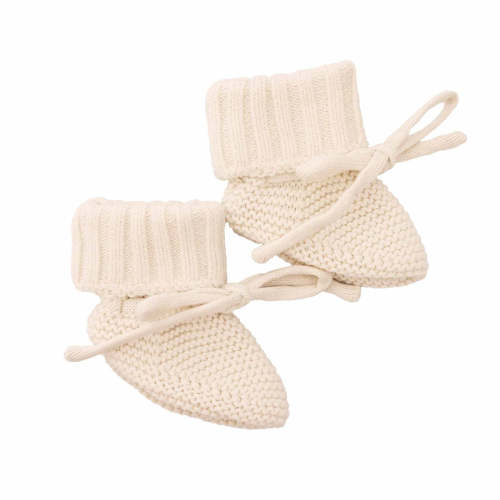 Knit Baby Booties | Sweet Neutrals