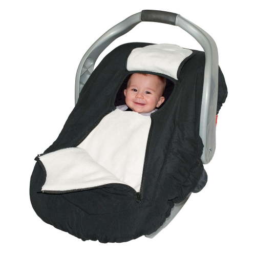 Jolly Jumper Arctic Sneak-a-Peek Infant Car Seat Cover | Fleece-Lined, Water-Repellent Winter Cover with Peek-a-Boo Flap & Dual Zippers | Machine Washable - Walmart.ca