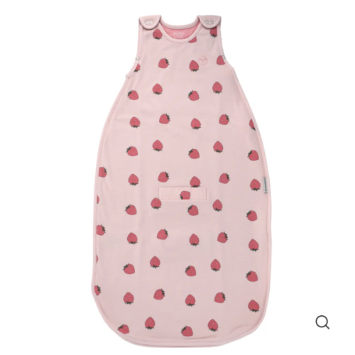 4 Season® Ultimate Baby Sleep Bag, Merino Wool & Organic Cotton, Strawberry