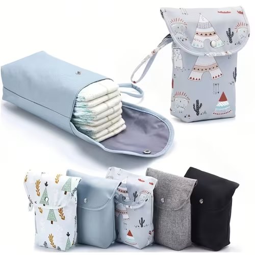 childrens diaper storage bag portable outing pouch diapers - Temu