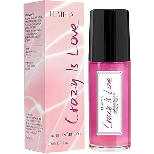 Women's Fruity Floral Roll-On Perfume 30ml - Sweet Strawberry, Pear & Apple Scent with Vanilla & Sandalwood Base | Long-Lasting Fragrance for Daily Wear