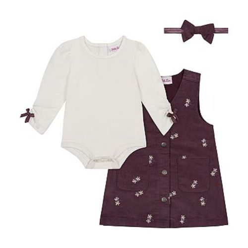 Baby & Toddler Little Lass 3-piece Jumper Dress Set