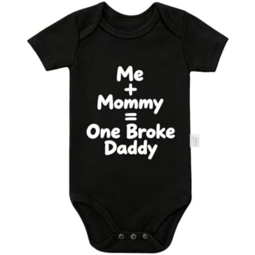 Baby Short Sleeve Bodysuits, Newborn Romper Gifts for Girls Boys 0-24 Month