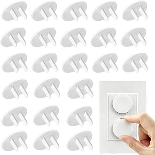 24 Pack Outlet Covers Baby Proofing, Baby Proof Outlet Covers, Plug Covers Baby Proofing, Childproof Electrical Socket Plug Protectors, Durable Socket Safety Guards for Home Hotel Travel