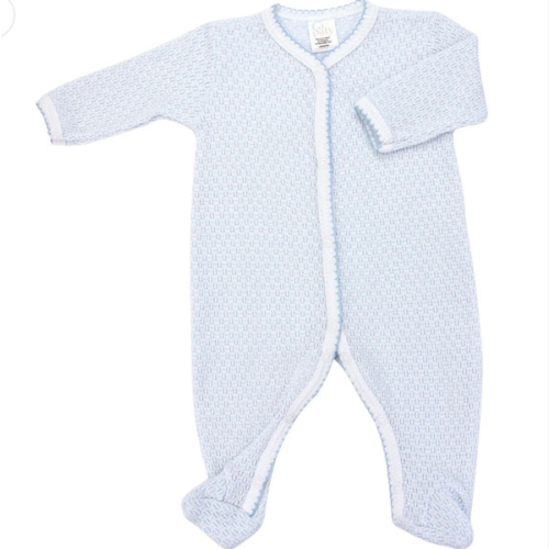 Paty Knit Solid Color Footie - PatyInc