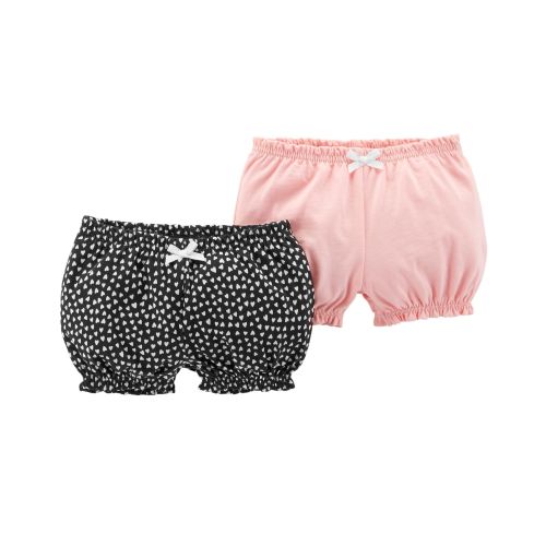 2-Pack Bubble Shorts - 3M - Pink/Grey