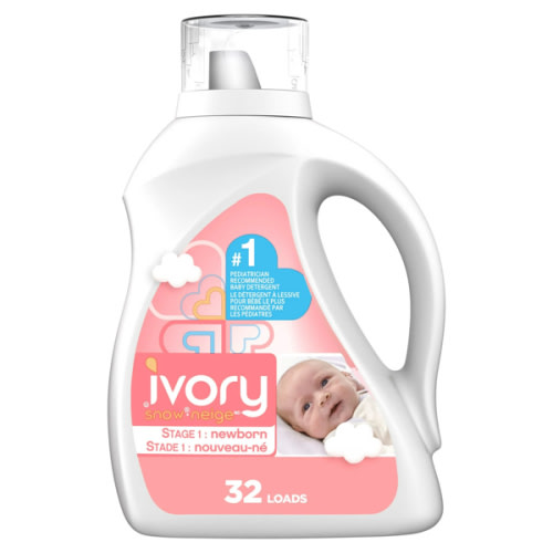 Détergent à lessive liquide pour nouveau-né Ivory Neige 1 1.36 L - Walmart.ca