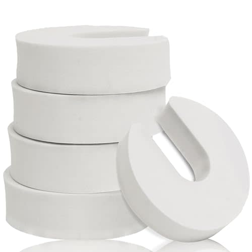 [8 Pack] BYETOO Door Finger Pinch Guards,Baby Proof Door Slam Stopper,Protect Child Fingers with Soft Foam Guard,Prevent Finger Pinch Injuries,Slamming Door,Child or Pet from Getting Locked in Room