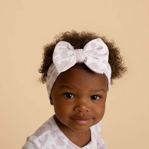Laurel Leopard Luxe Bow Headwrap
