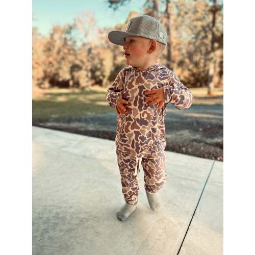 Tan Camo Jogger Set