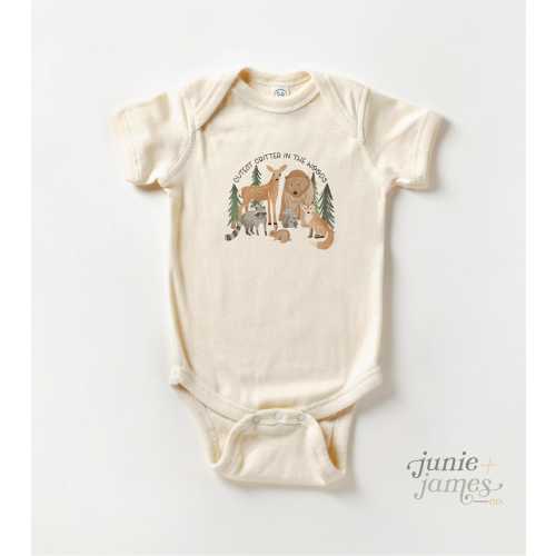 Cutest Critter in the Woods Baby Onesie® - Cute Forest Animal Bodysuit - Woodland Animal Baby Shower Gift Onesie®