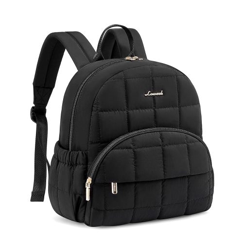 LOVEVOOK Small Backpack Purse for Women, Mini Puffer Backpack with Anti-theft Pocket, Lightweight Quilted Casual Daypack for Daily Work & Travel