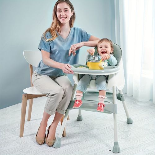 Toddly FlexiGrow 4-in-1 Baby High Chair Upgraded with Enhanced Safety