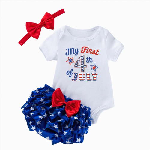 TOWED22 Newborn Infant Girl Clothes Rib Knit Romper Daisy Print Shorts Headband Baby Summer Clothes 0 3 6 12 18 24 Months(Red,6-9 M)