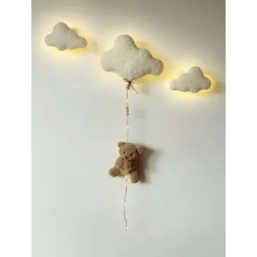teddy bear light up baby wall decor - Google Shopping