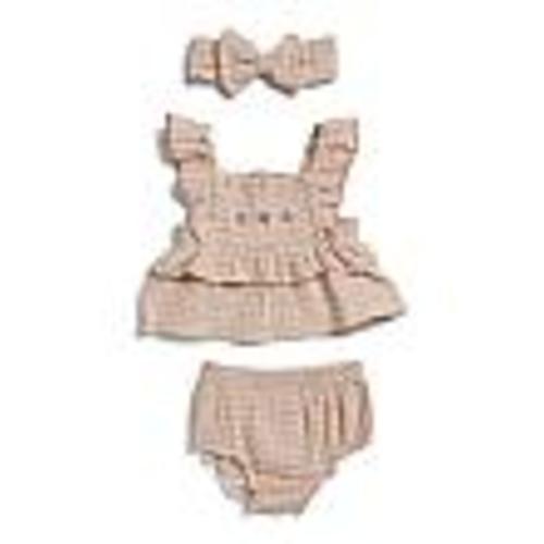 3pc Newborn Girls Strawberry Ruffle Bubble Set With Headband | Kids & Baby | TJ Maxx