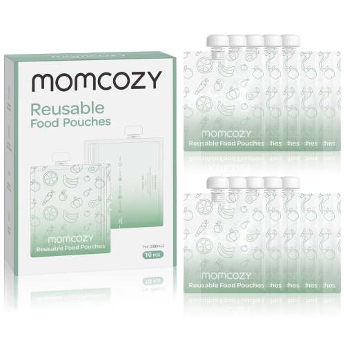 Momcozy Reusable Baby Food Pouches, 10 packs