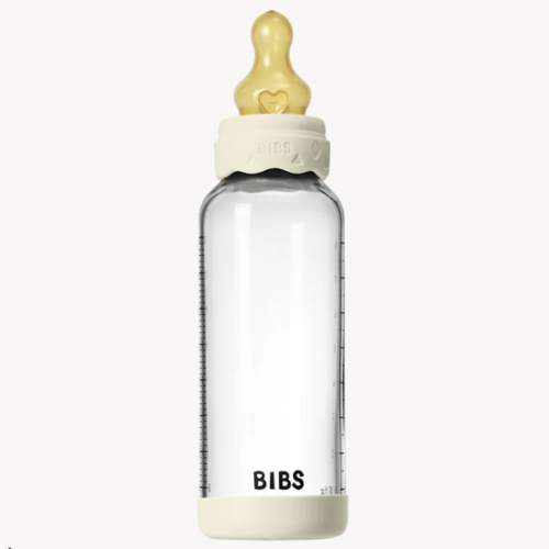 BIBS Baby Glass Bottle Boheme Set 8oz Latex - Ivory – Bibsworld store US