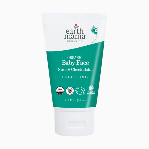 Earth Mama Organic Baby Face Nose & Cheek Balm - 2 Fl Oz