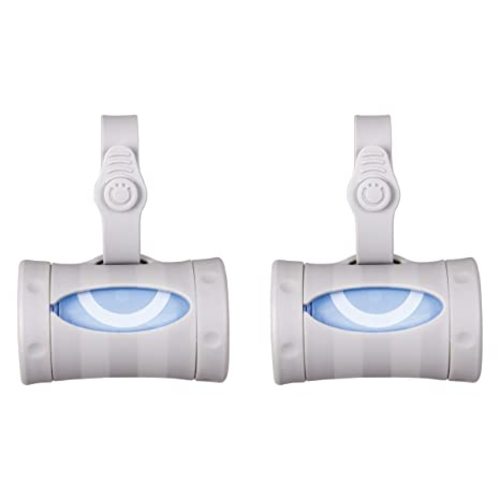 Ubbi On-the-Go Gray Bag Dispenser and Waste Disposal Bags Refill, 60 Lavender Scented Diaper Bags, Baby Savings Bundle, New Parent Gift