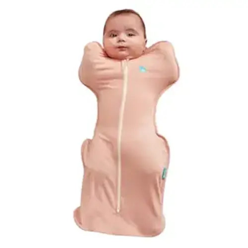 Love to Dream Swaddle, Baby Sleep Sack, Swaddle Up Self-Soothing Swaddles for Newborns, Get Longer Sleeps, Snug Fit Helps Calm Startle Reflex, Lite 0.2 Tog Sleep Sack, 13-19 lbs, Blush