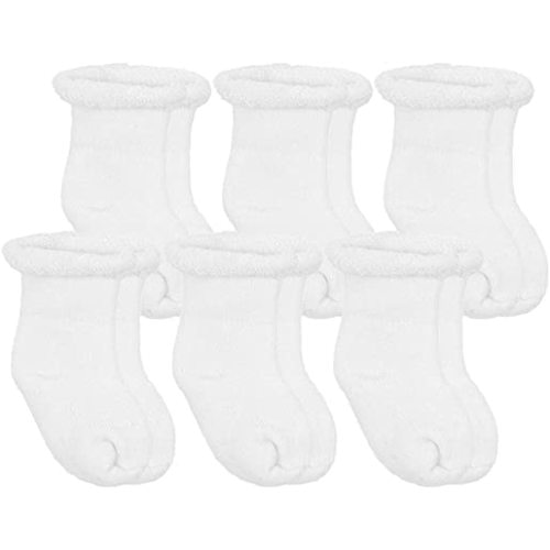 Kushies Newborn Terry Socks