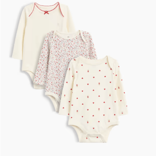 Baby First Favorites Organic Cotton Bodysuit (3-Pack)