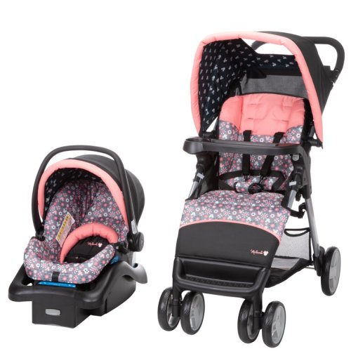 Disney Baby Minnie Mouse Simple Fold LX Travel System, Minnie Varsity