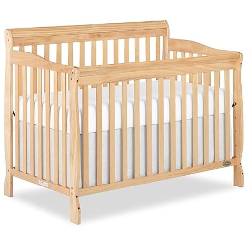 Dream On Me Ashton 5-in-1 Convertible Full Size Baby Crib, GREENGUARD Gold