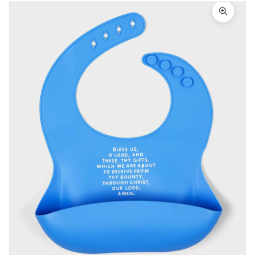 Meal Blessing Silicone Bib