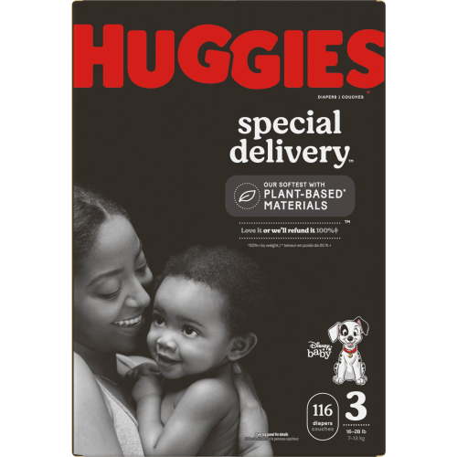 Huggies Special Delivery Hypoallergenic Baby Diapers, Size 3, 116 Ct, One Month Supply