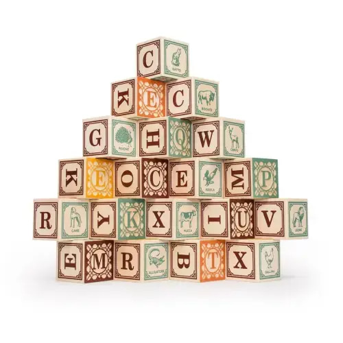 Italian Alphabet Blocks – Italian Children's Market