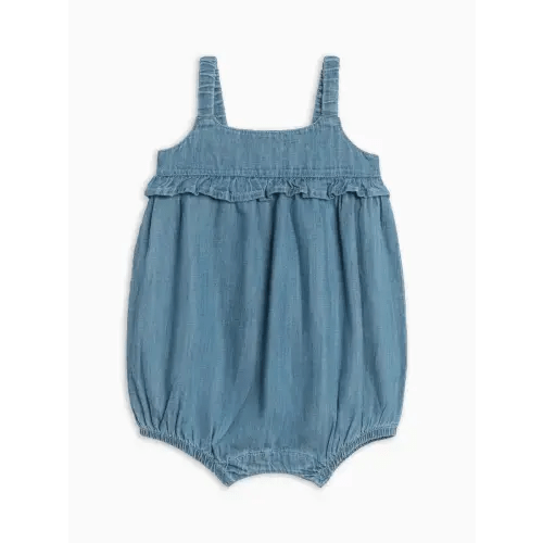 Gemma Chambray Bubble Romper
