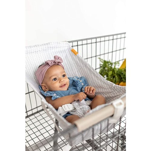 BINXY BABY Shopping Cart Hammock | The Original | Holds All Car Seat Models | Ergonomic Infant Carrier + Positioner… (Little Arrow)