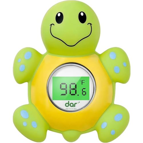 Baby Bath Thermometer for Tub,Floating Digital Water Temperature Thermometer with Instant Accurate Reading,3-Color Safety Light,Auto On/Off for Newborn,Infant & Toddler