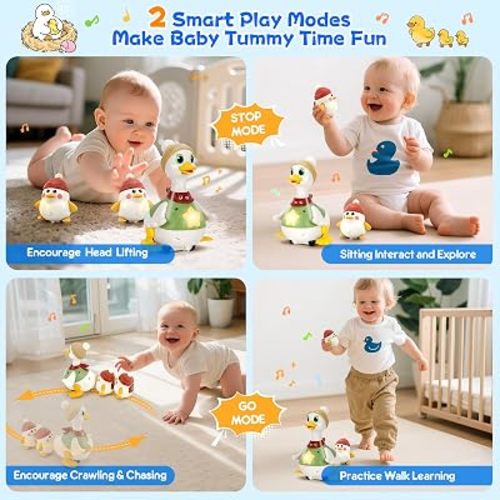 KETIEE Baby Toys 6-12 Months Musical Dancing Duck Set