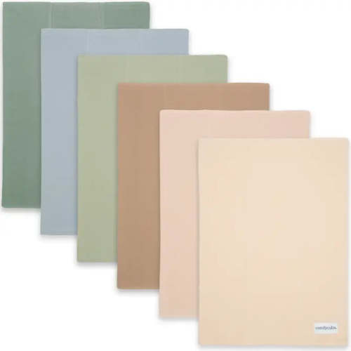 Cotton Burp Cloths - Multi