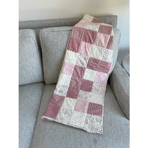 Handmade Quilt, Baby Girl Blanket